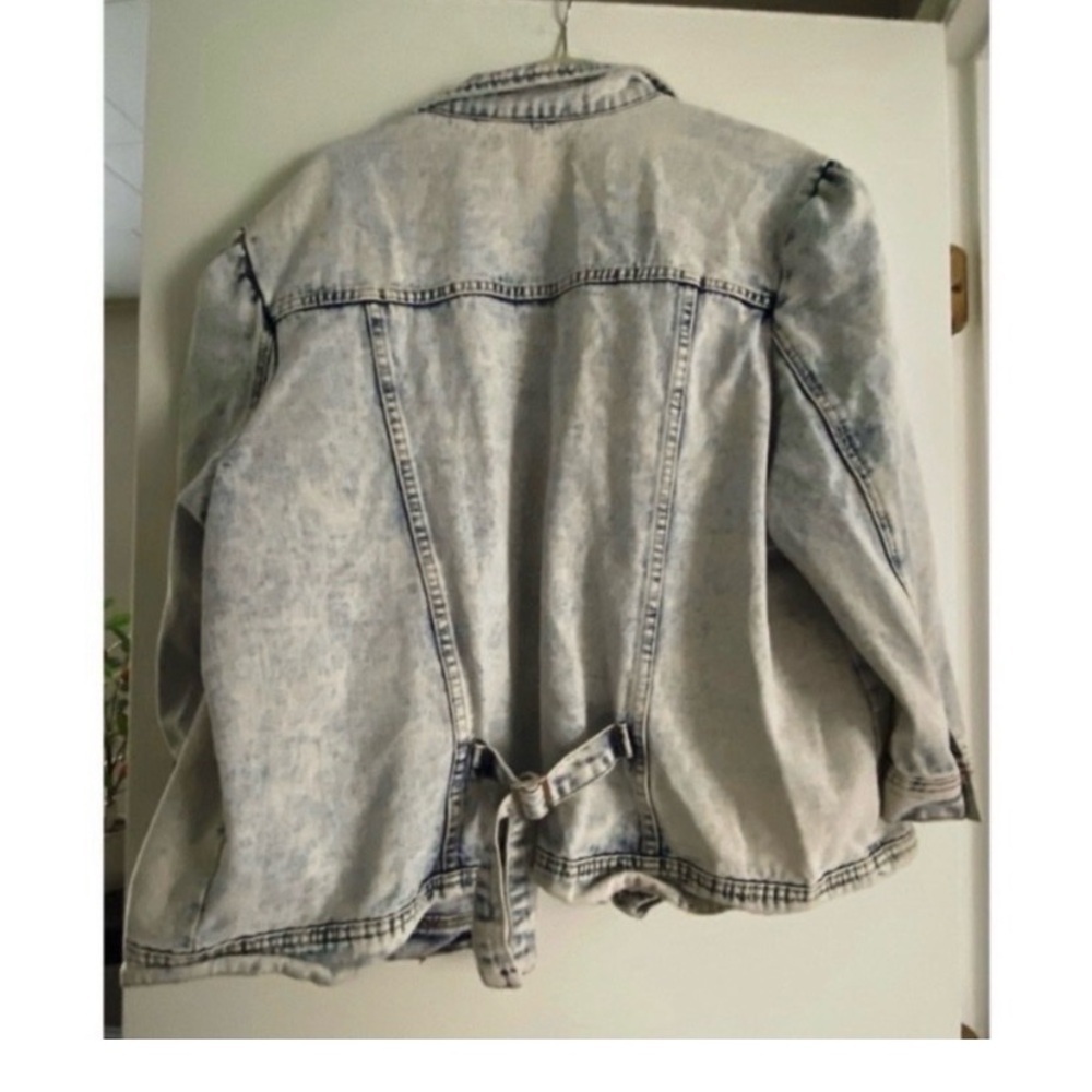 SAVANNA JANE Blue Crop Boho Jean Jacket - Picture 8 of 10